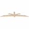 Ekena Millwork Alberta Smooth Timber Gable Bracket, Douglas Fir, 108"W x 27"H x 1 1/2"D x 5 1/2"F, 6/12 Pitch GBW108X27X0206ALB00SDF - alternate 2